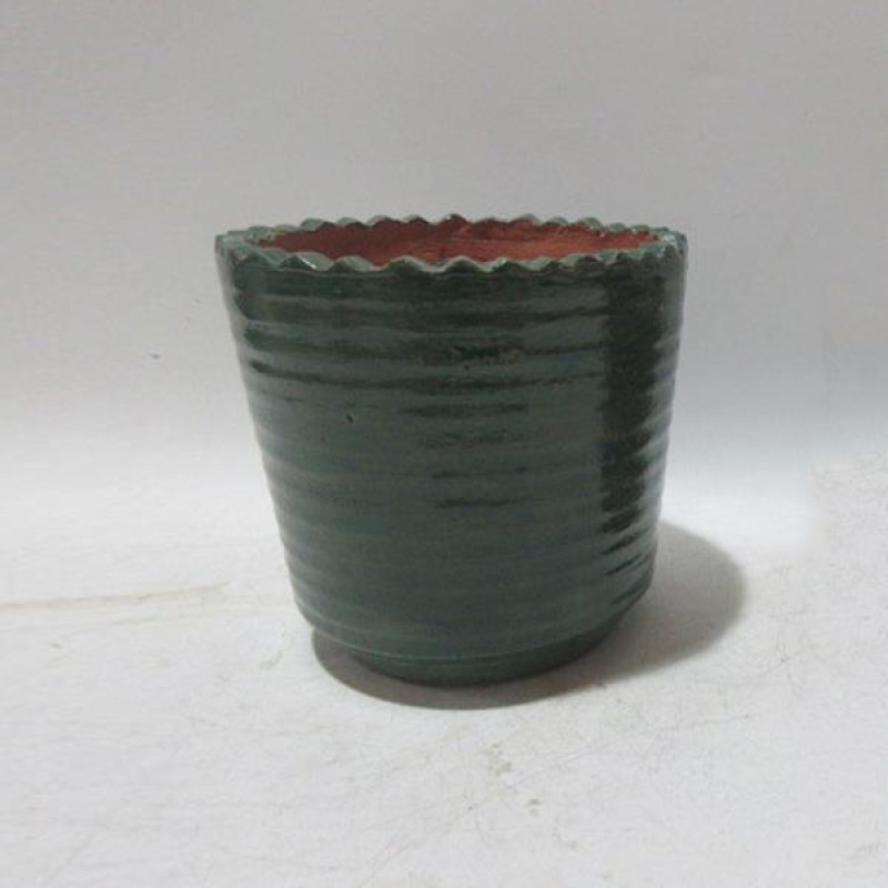 ΚΑΣΠΩ ΚΕΡΑΜΙΚΟ ΠΡΑΣΙΝΟ MΠΕΖ 14x14x13.5cm|819-00490