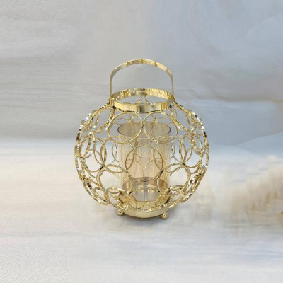 ΦΑΝΑΡΙ ΜΕΤΑΛΛΙΚΟ ΧΡΥΣΟ 23x23cm|819-00249