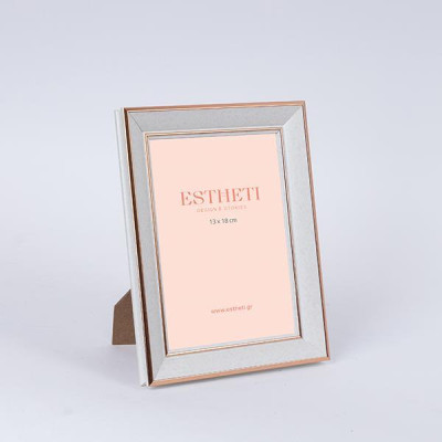 ΚΟΡΝΙΖΑ (13x18) ΠΛΑΣΤΙΚΗ ΛΕΥΚΗ - ΧΡΥΣΗ|756-12107