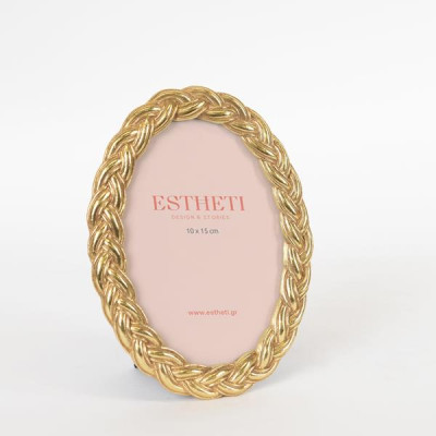 ΚΟΡΝΙΖΑ (10x15) ΠΟΛΥΡΕΣΙΝ ΧΡΥΣΗ 14x1.6x18.6cm|756-12146