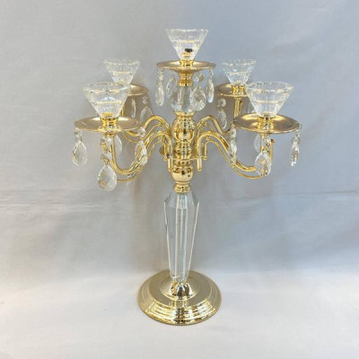 ΚΗΡΟΠΗΓΙΟ ME ΓΥΑΛΙΝΟ - ΜΕΤΑΛΛΙΚΟ ΧΡΥΣΟ 5 ΘΕΣΕΙΣ 39x49cm|819-00236