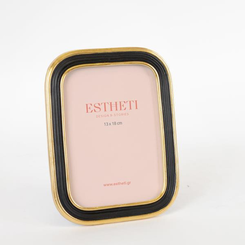 ΚΟΡΝΙΖΑ (13x18) ΠΟΛΥΡΕΣΙΝ ΧΡΥΣΗ - ΜΑΥΡΗ|756-12028