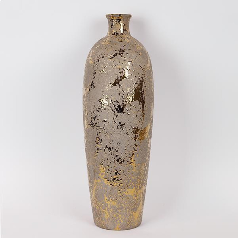 ΒΑΖΟ ΚΕΡΑΜΙΚΟ ΧΡΥΣΟ 17.5x17.5x53.5cm|819-00131