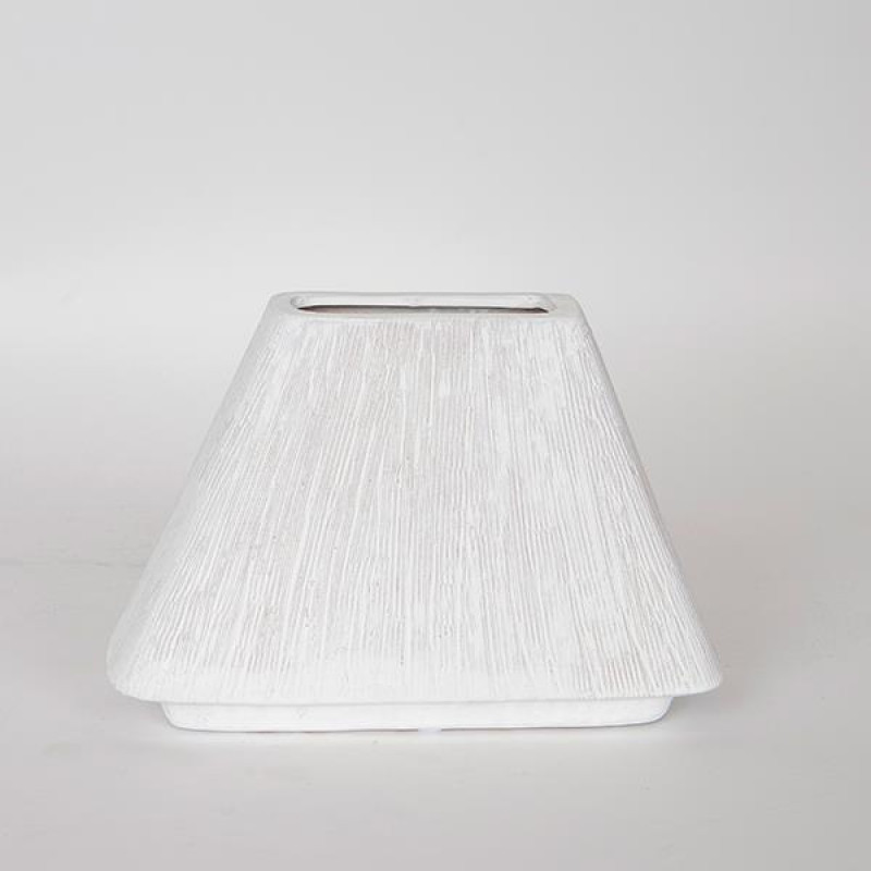 ΒΑΖΟ ΚΕΡΑΜΙΚΟ ΛΕΥΚΟ 25x8x17cm|752-20153