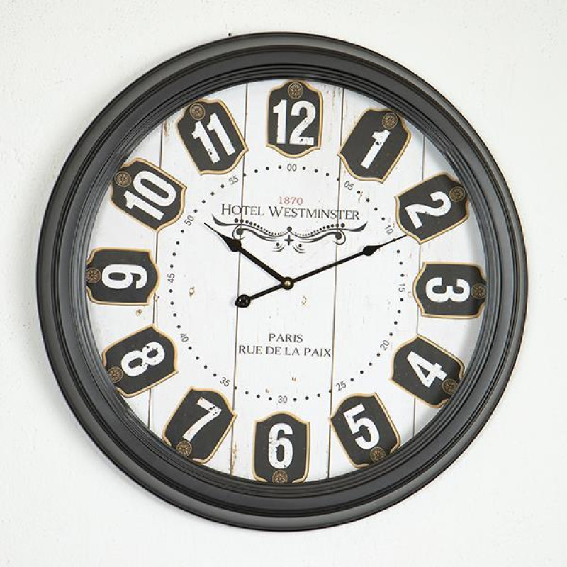 ΡΟΛΟΪ ΤΟΙΧΟΥ ΜΕΤΑΛΛΙΚΟ - ΞΥΛΙΝΟ ΜΑΥΡΟ - ΛΕΥΚΟ 62x6x62cm|753-13040