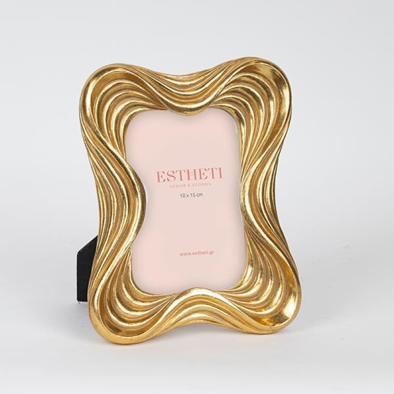 ΚΟΡΝΙΖΑ (10x15) ΠΟΛΥΡΕΖΙΝ ΧΡΥΣΗ 16.8x3.7x21.2cm|756-12159