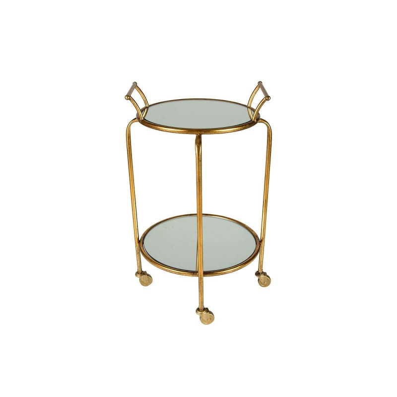 ART ET LUMIERE ΤΡΟΛΛΕΥ  BAR ΜΕ ΚΑΘΡΕΦΤΗ ΜΕΤΑΛΛΙΚΟ - SKU -01393