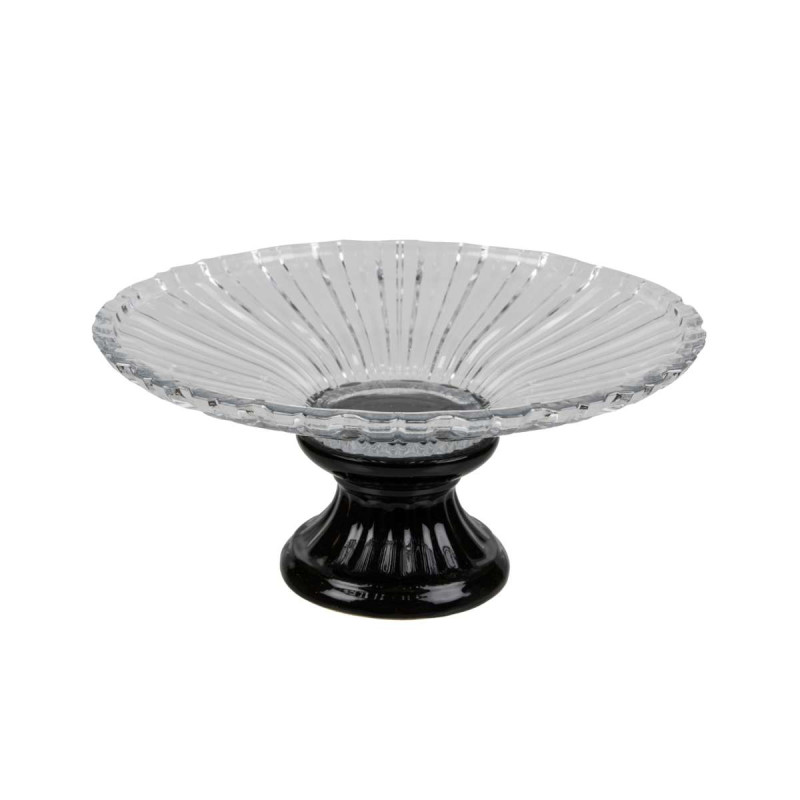 ART ET LUMIERE ΠΙΑΤΕΛΑ ΜΕ ΠΟΔΙ ΚΕΡΑΜΙΚΗ/ΓΥΑΛΙ - SKU -06235