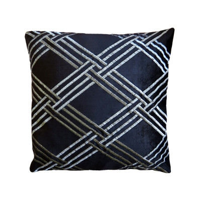 ART ET LUMIERE ΜΑΞΙΛΑΡΙ-ΚΑΛΥΜΜΑ VELVET/COTTON ΜΕ ΜΕΤΑΛΛΙΚΟ ΚΕΝΤΗΜΑ - SKU -05865