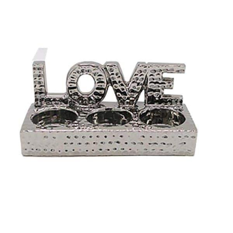 ART ET LUMIERE ΚΗΡΟΠΗΓΙΟ “LOVE” ΚΕΡΑΜΙΚΟ - SKU -20813