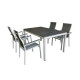 ΣΕΤ ΤΡΑΠΕΖΑΡΙΑ ΚΗΠΟΥ ΑΛΟΥΜΙΝΙΟΥ-POLYWOOD BIANCA 5372 G + MADISON 5376 G