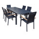 ΣΕΤ ΤΡΑΠΕΖΑΡΙΑ ΚΗΠΟΥ ΑΛΟΥΜΙΝΙΟΥ-POLYWOOD BIANCA 5373 G + MADISON 5422 G ΑΝΘΡΑΚΙ