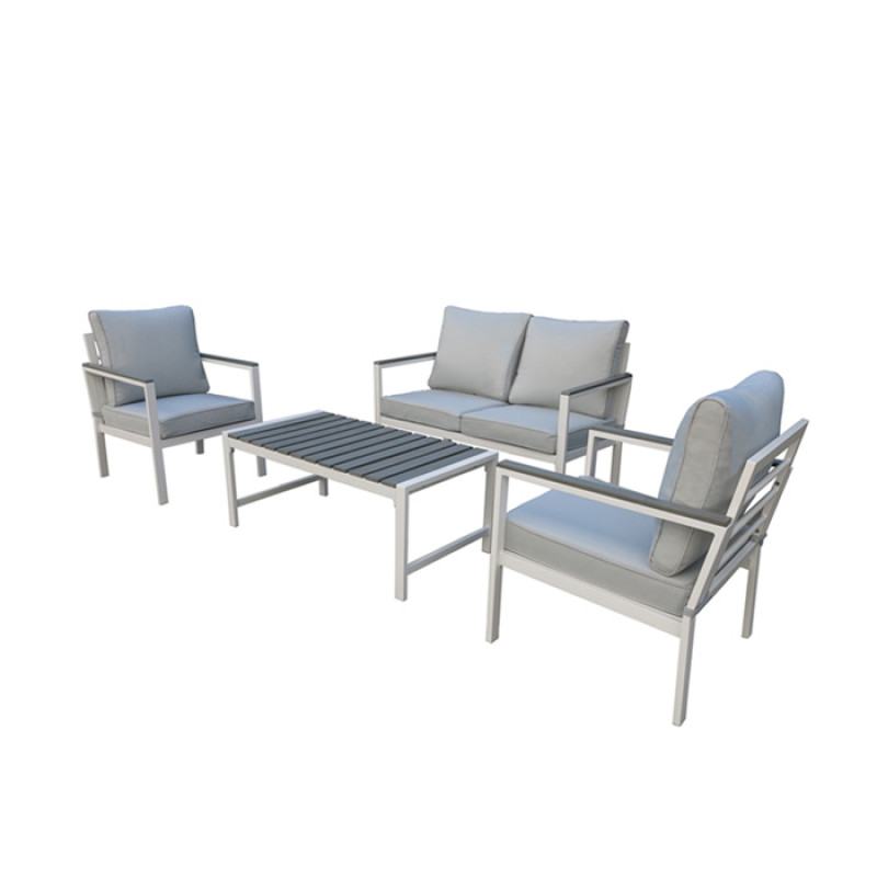 ΣΕΤ ΣΑΛΟΝΙ ΚΗΠΟΥ ΑΛΟΥΜΙΝΙΟΥ-POLYWOOD BRENDA 5421 G