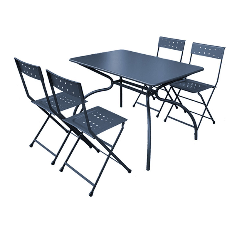 ΣΕΤ ΤΡΑΠΕΖΑΡΙΑ ΚΗΠΟΥ ΜΕΤΑΛΛΙΚΗ ZINNIA 5402 G + DAHLIA 5406 G