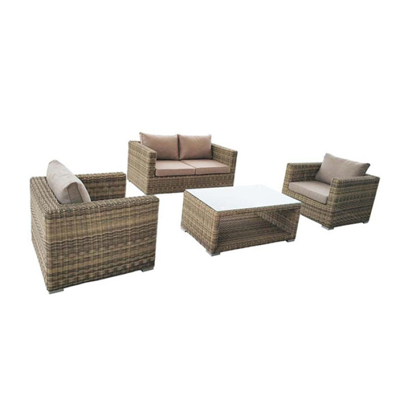 ΣΕΤ ΣΑΛΟΝΙ ΚΗΠΟΥ WICKER - RATTAN CHLOE 2Θ