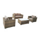 ΣΕΤ ΣΑΛΟΝΙ ΚΗΠΟΥ WICKER - RATTAN CHLOE 2Θ