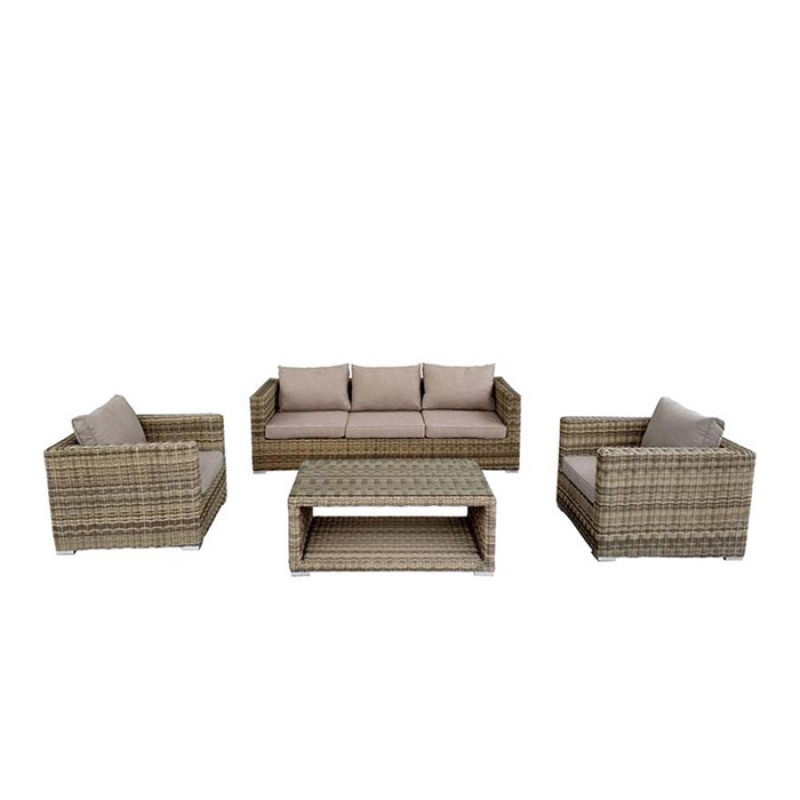 ΣΕΤ ΣΑΛΟΝΙ ΚΗΠΟΥ WICKER - RATTAN CHLOE 3Θ