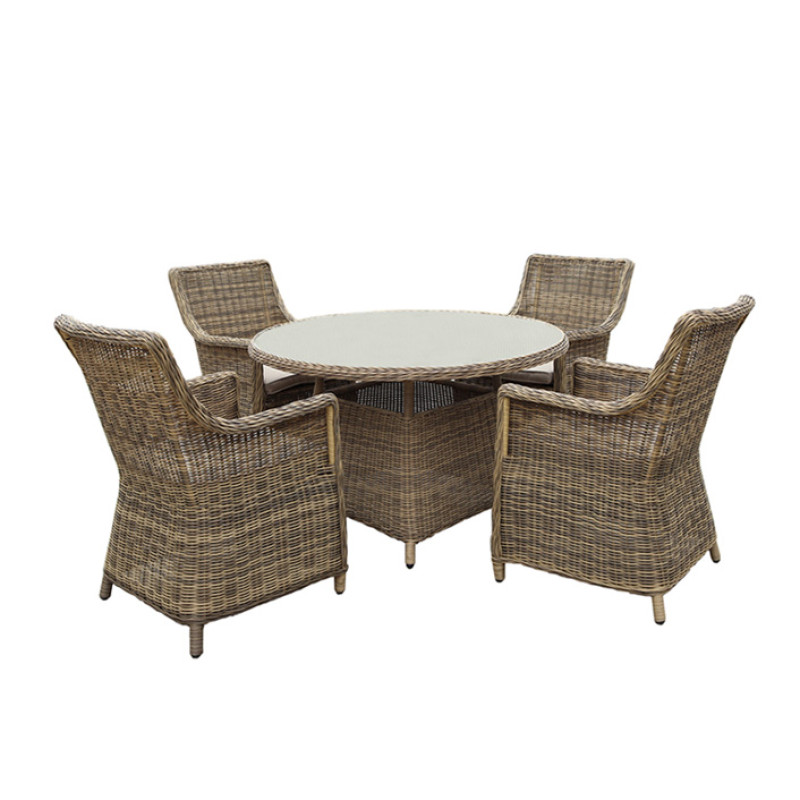 ΣΕΤ ΤΡΑΠΕΖΑΡΙΑ ΚΗΠΟΥ WICKER - RATTAN SANTA 5121 G + 5142 G