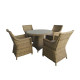 ΣΕΤ ΤΡΑΠΕΖΑΡΙΑ ΚΗΠΟΥ WICKER - RATTAN SANTA 5121 G + 5195 G