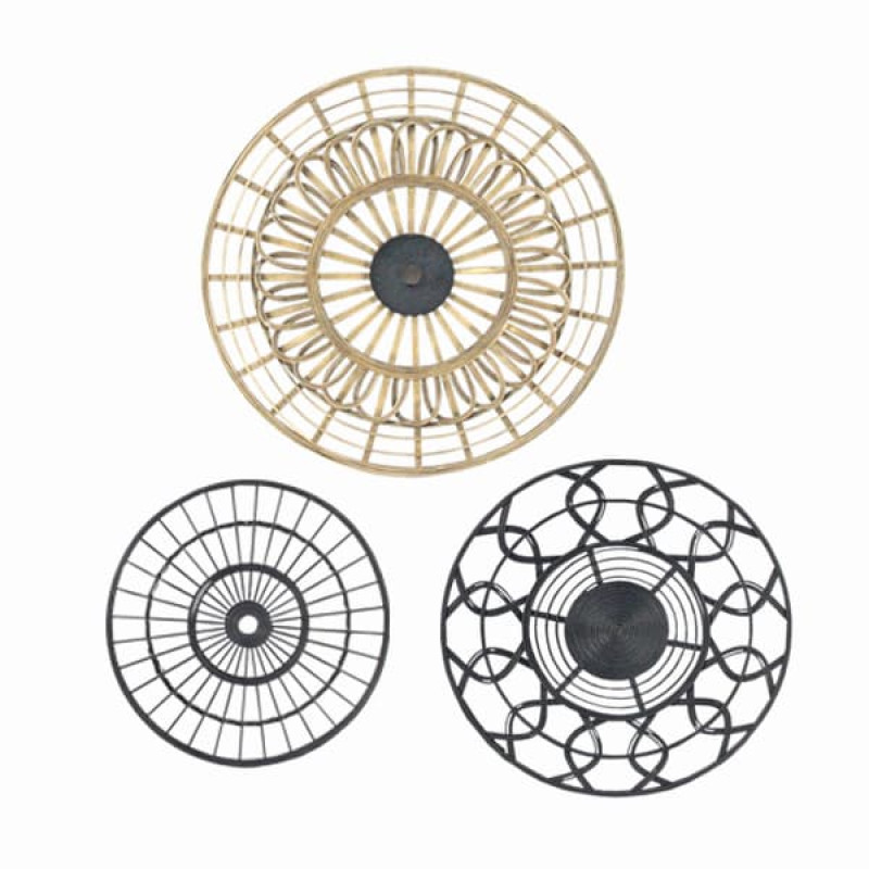 ART ET LUMIERE ΠΙΑΤΕΛΕΣ ΜΠΑΜΠΟΥ ΣΕΤ 3ΤΕΜ - SKU -14877