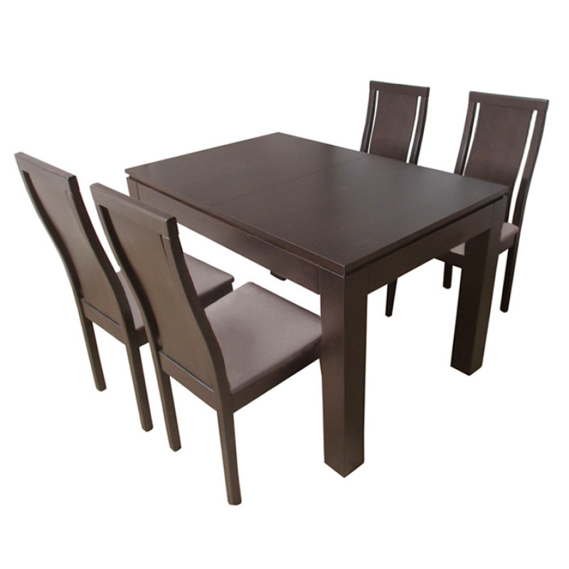 ΣΕΤ ΤΡΑΠΕΖΑΡΙΑ MEGAN 1017 IN + JASMINE 1025 IN WALNUT