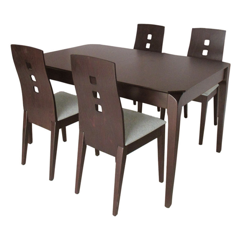 ΣΕΤ ΤΡΑΠΕΖΑΡΙΑ EMMA 1018 IN + MELODY 1023 IN WALNUT