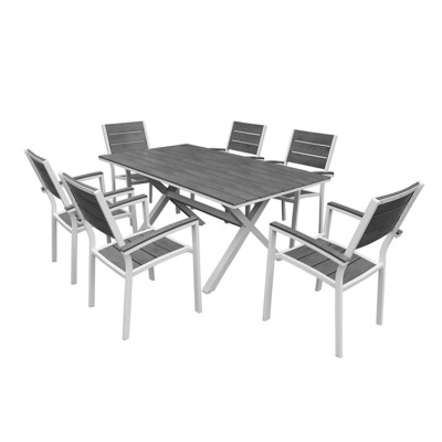 ΣΕΤ ΤΡΑΠΕΖΑΡΙΑ ΚΗΠΟΥ ΑΛΟΥΜΙΝΙΟΥ-POLYWOOD RENATA 5370 G + KARMEN 5374 G