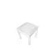 ΣΕΤ ΤΡΑΠΕΖΑΡΙΑ ΚΗΠΟΥ ΑΛΟΥΜΙΝΙΟΥ-POLYWOOD BIANCA 5372 G + MADISON 5422 G ΛΕΥΚΟ