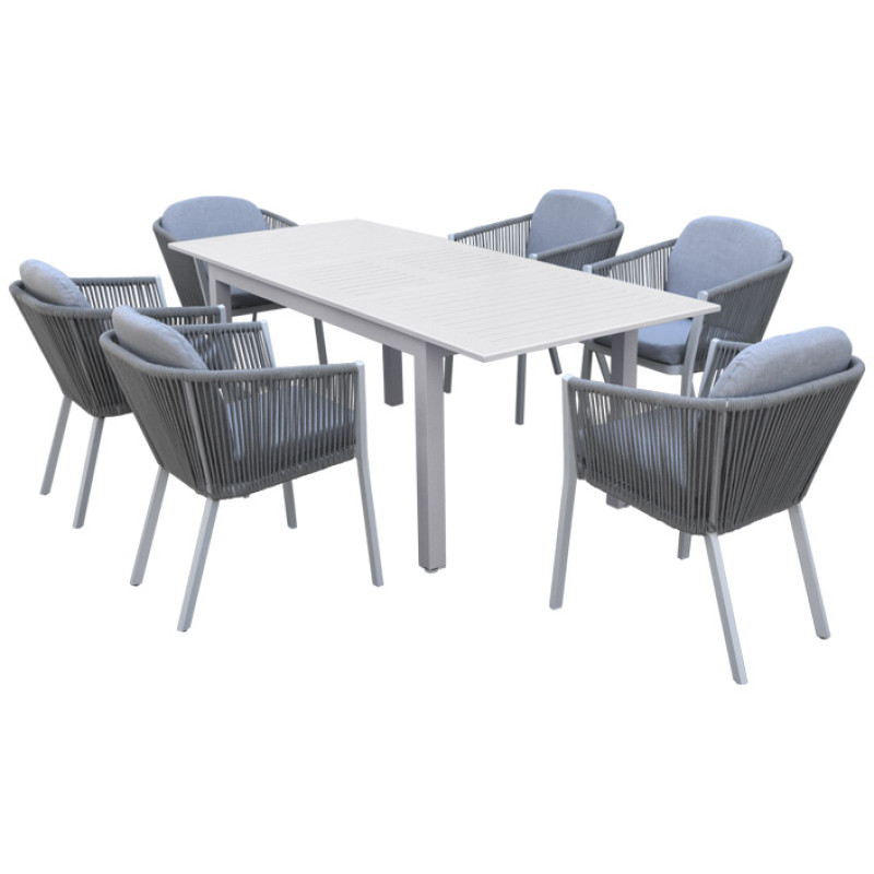 ΤΡΑΠΕΖΙ ΑΛΟΥΜΙΝΙΟΥ - POLYWOOD MADISON 5378 G