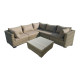 ΣΕΤ ΓΩΝΙΑ ΚΗΠΟΥ WICKER - RATTAN DAMINA