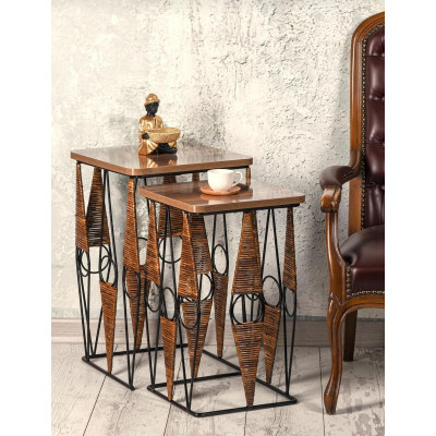 TEC - 03 ΒΟΗΘ. ΤΡΑΠΕΖΑΚΙΑ 2ΤΜΧ ΤΕΤΡΑΓΩΝΑ ΜΕΤΑΛΛΟ+ΞΥΛΟ+ΥΔΡΟΦΟΒΟ ΧΑΡΤΙ Τ.ΜΠΑΜΠΟΥ