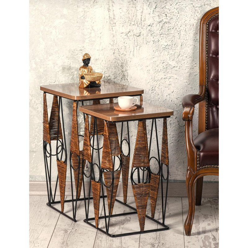 TEC - 03 ΒΟΗΘ. ΤΡΑΠΕΖΑΚΙΑ 2ΤΜΧ ΤΕΤΡΑΓΩΝΑ ΜΕΤΑΛΛΟ+ΞΥΛΟ+ΥΔΡΟΦΟΒΟ ΧΑΡΤΙ Τ.ΜΠΑΜΠΟΥ