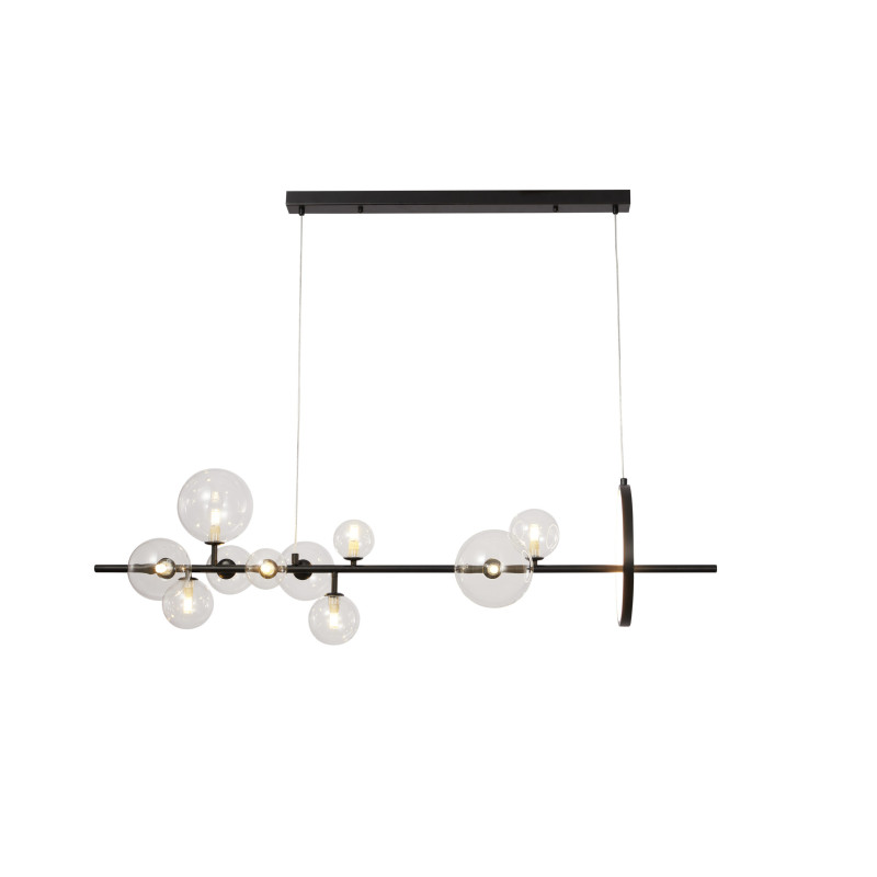 PDC 2049-10  ΡΑΓΑ ΜΑΥΡΗ ΜΕ LED KAI G9 ΓΛΟΜΠΟΥΣ ΔΙΑΦΑΝΟΥΣ