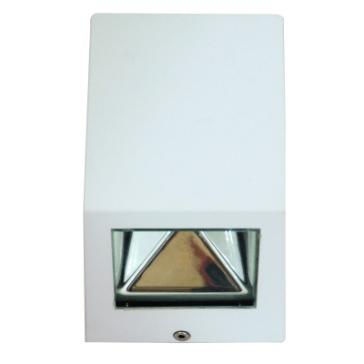 WLC 8107 WH LED ΑΠΛ.UP/DOWN ΤΕΤΡΑΓΩΝΗ 2*5W ΛΕΥΚΗ