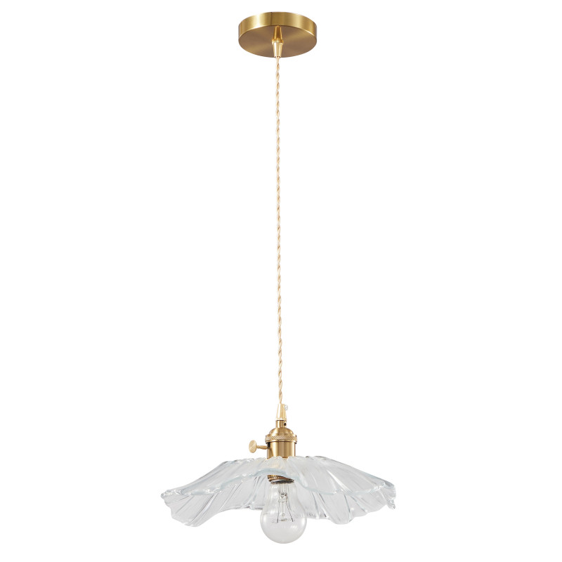 PDC 1488 1/Φ ΚΡΕΜΑΣΤΟ VINTAGE ME ΓΥΑΛΙ ΛΟΥΛΟΥΔΙ 1ΧΕ27