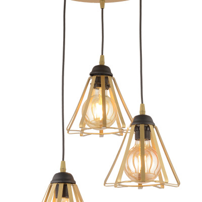 PDT 1255-3 AB 3/Φ ΤΡΙΓΩΝΑ ΣΕ ΡΟΖΕΤΑ 3ΧΕ27