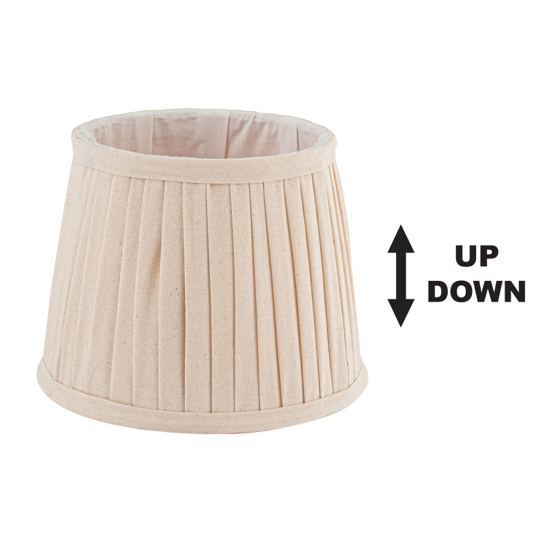 SPI 20 BG-CT ΚΑΠΕΛΟ COTTON ΜΠΕΖ E14-Ε27 (15-20d-15h) UP/DOWN