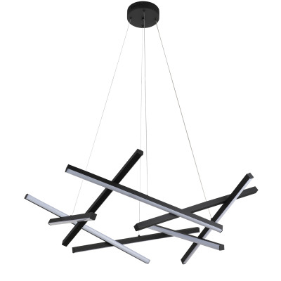 PDC 551-85 BK  LED ΠΟΛΥΦΩΤΟ 85ΕΚ ΜΑΥΡΟ ΤΡΙΛΙΖΑ 96W 3000K