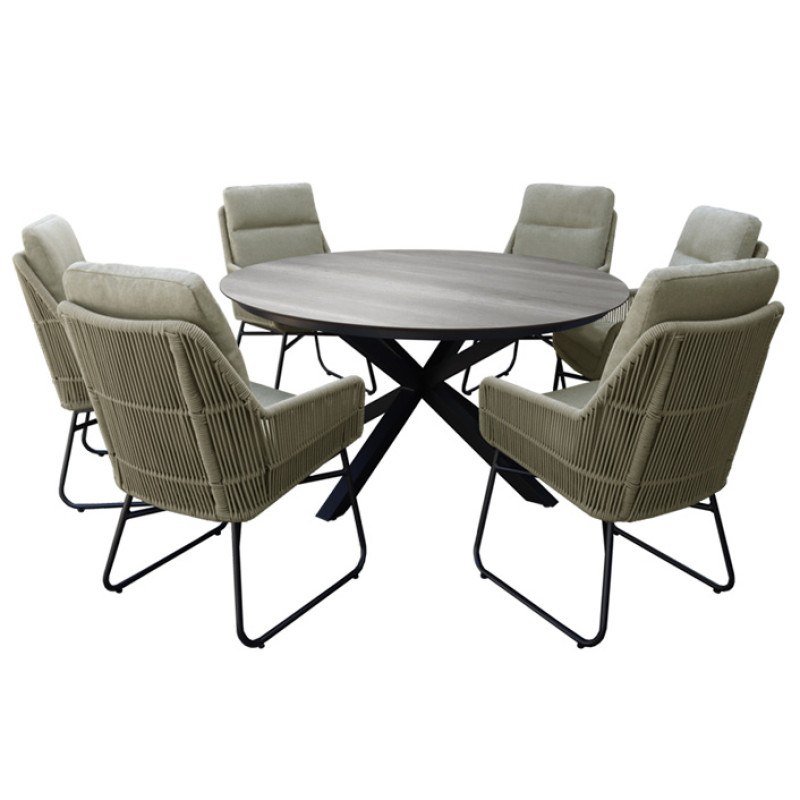 ΣΕΤ ΤΡΑΠΕΖΑΡΙΑ ΚΗΠΟΥ ΣΧΟΙΝΙ - ROPE YEON 5499 G + 5500 G