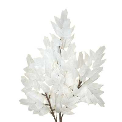ART ET LUMIERE ΚΛΑΔΙ ΜΕ ΦΥΛΛΑ ΛΕΥΚΑ - SKU -20481