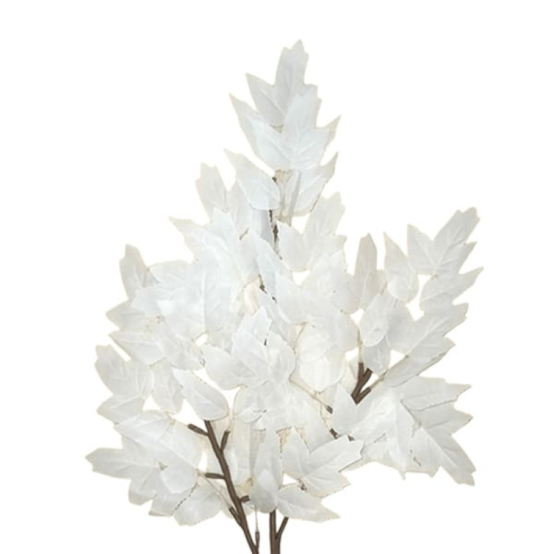 ART ET LUMIERE ΚΛΑΔΙ ΜΕ ΦΥΛΛΑ ΛΕΥΚΑ - SKU -20481