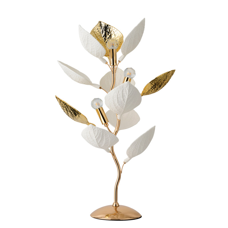 TLC 782-3 GD ΕΠΙΤΡΑΠΕΖΙΑ ΛΑΜΠΑ ΜΕ ΦΥΛΛΑ  Ε14Χ3