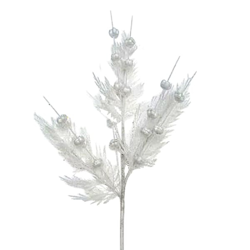 ART ET LUMIERE ΚΛΑΔΙ ΛΕΥΚΟ GLITTER - SKU -20231