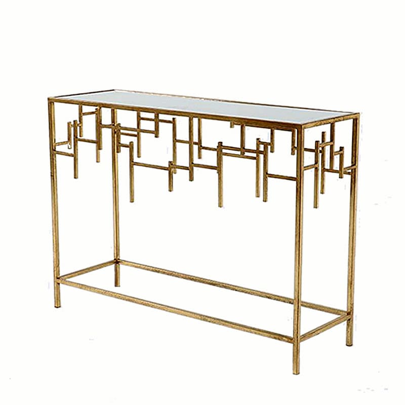 ART ET LUMIERE ΚΟΝΣΟΛΑ ΜΕ ΚΑΘΡΕΦΤΗ ΜΕΤΑΛΛΙΚΗ - SKU -19973