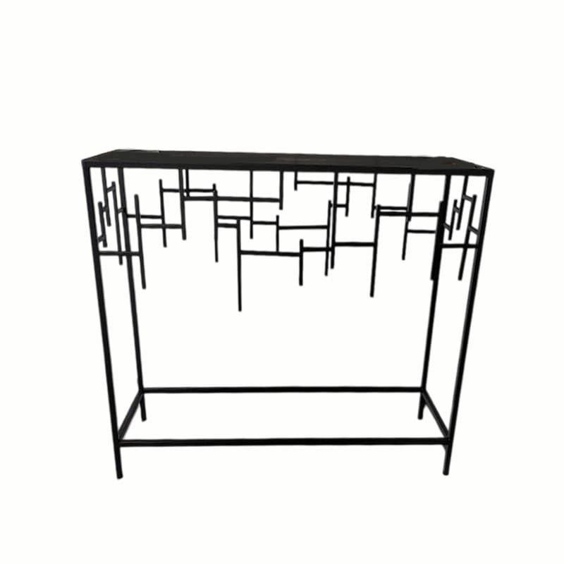 ART ET LUMIERE ΚΟΝΣΟΛΑ ΜΕ ΤΖΑΜΙ ΜΕΤΑΛΛΙΚΗ - SKU -29973