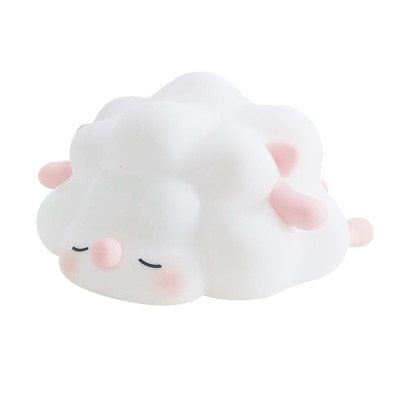 TLC 4023 ΠΟΡΤΑΤΙΦ LED ΑΡΝΑΚΙ ΑΣΠΡΟ-ΡΟΖ  ΣΙΛΙΚΟΝΗΣ  TOUCH DIMMER- TIMER- USB & ΒΑΣΗ ΚΙΝΗΤΟΥ