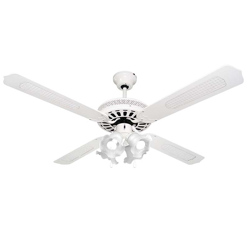 Ανεμιστήρας Οροφής με 4 φώτα ΛΕΥΚΟΣ 180watt Airfun 804605