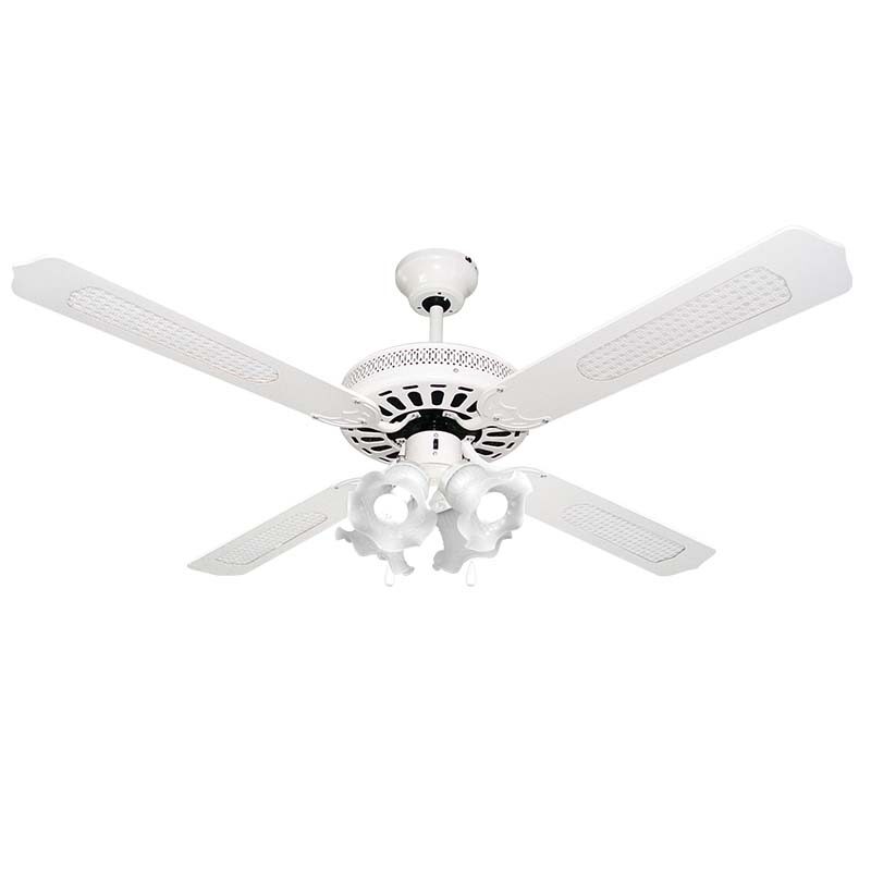 Ανεμιστήρας Οροφής με 4 φώτα ΛΕΥΚΟΣ 180watt Airfun 804605