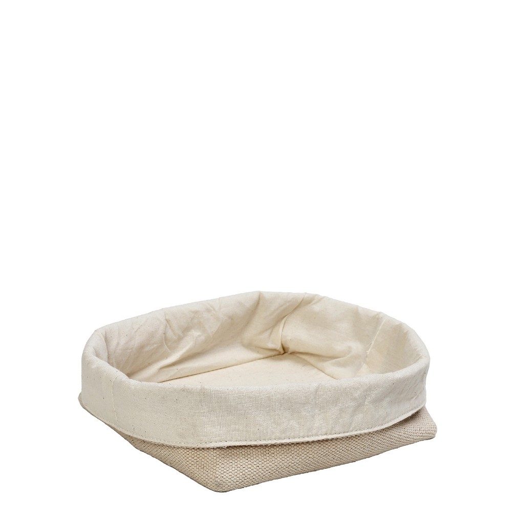 DIS. ΚΑΛΑΘΙ ΤΕΤΡΑΓΩΝΟ JUTE/COTTON 13X12X9EK. AMN112
