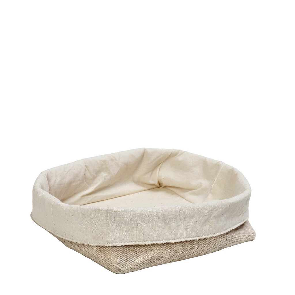 DIS. ΚΑΛΑΘΙ ΤΕΤΡΑΓΩΝΟ JUTE/COTTON 17X16X11EK. AMN113